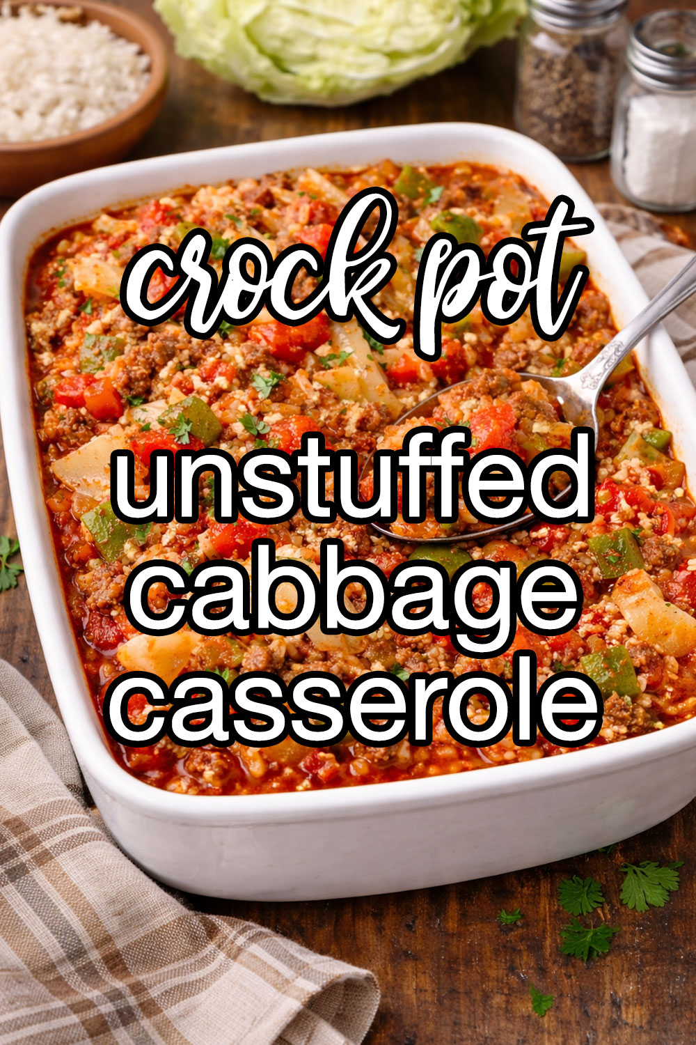 Unstuffed Cabbage Casserole Recipe