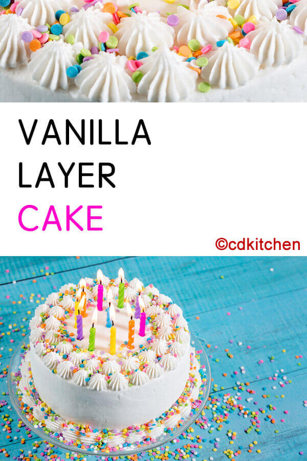 Vanilla Layer Cake Recipe