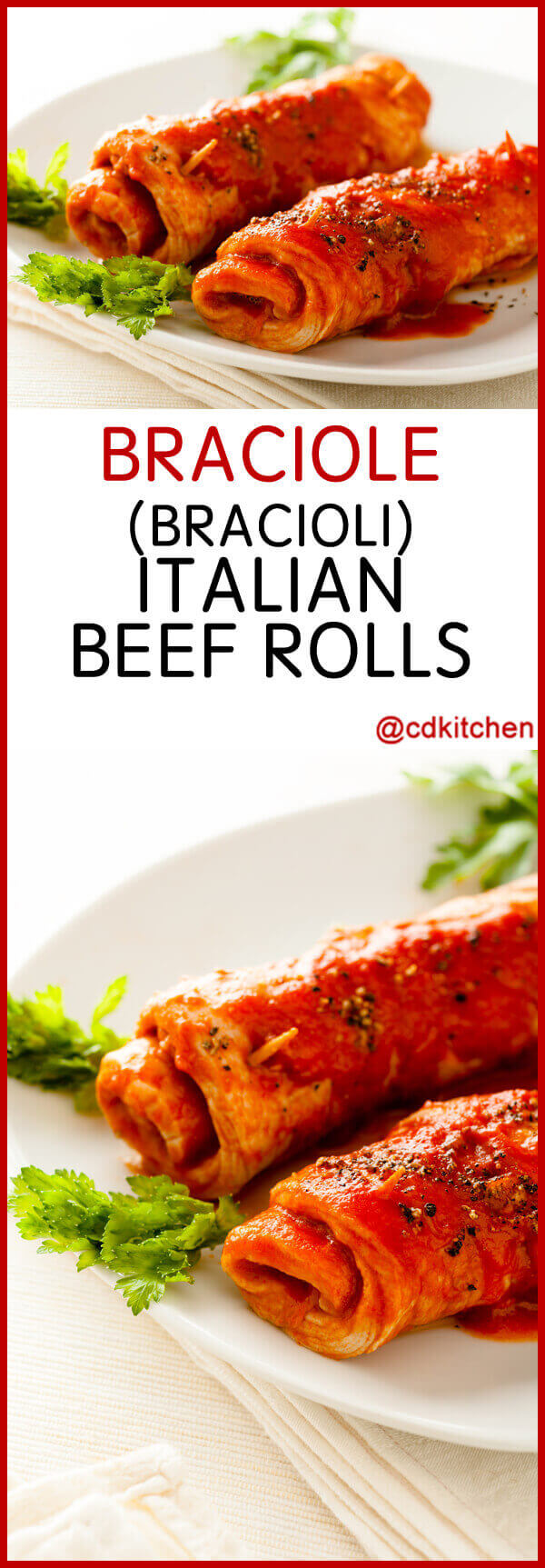 Braciole (Bracioli) Italian Beef Rolls Recipe | CDKitchen.com