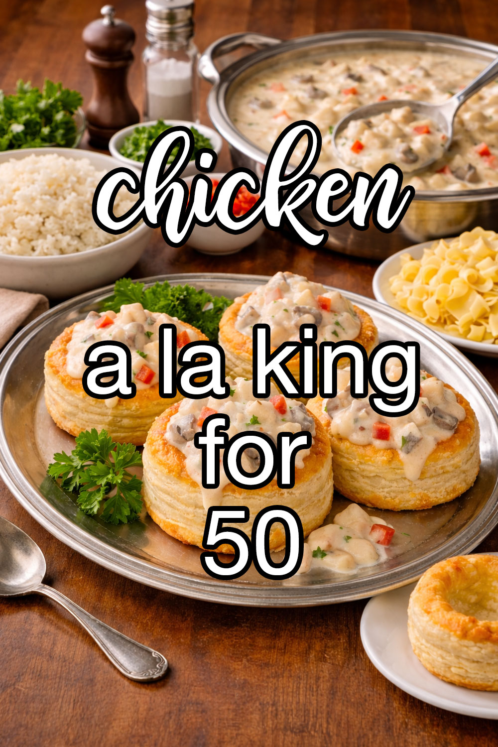 Chicken a la King for 50 Recipe