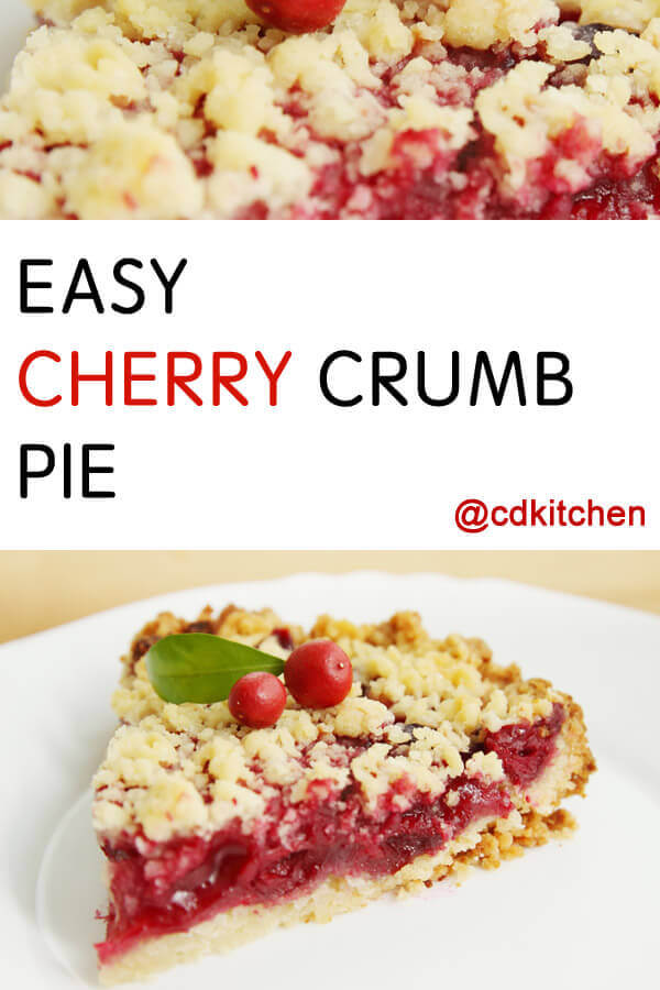 grand traverse cherry crumb pie recipe