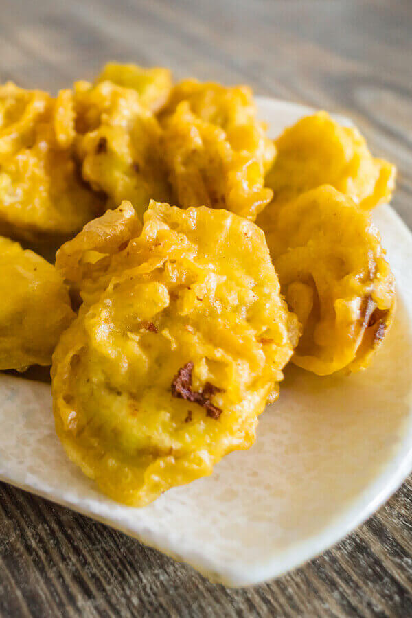 Fried Stuffed Chinese Eggplant Recipe