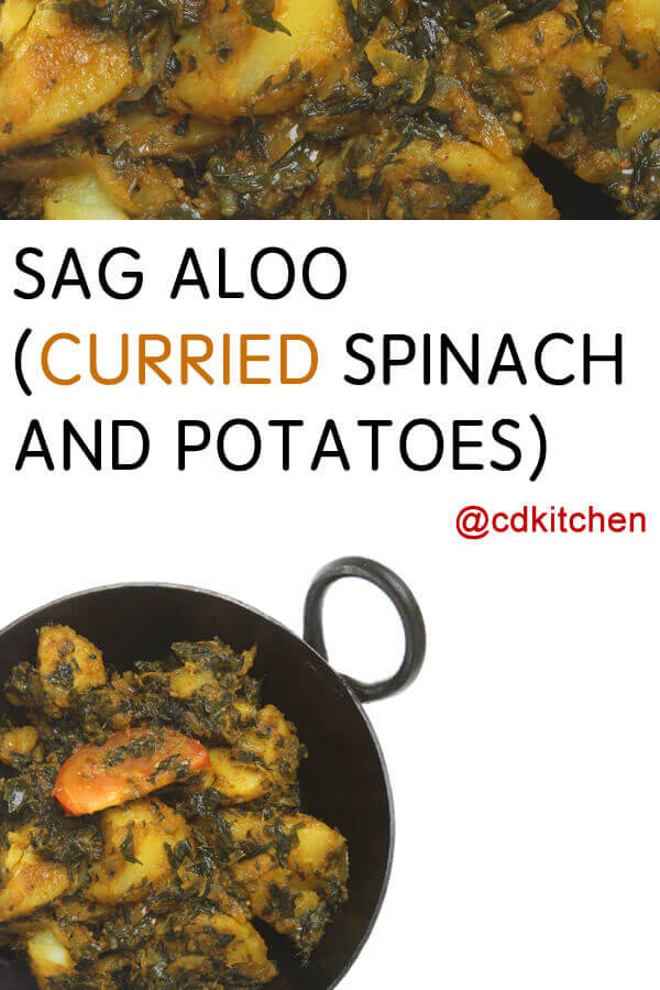 Sag Aloo (Curried Spinach And Potatoes) Recipe