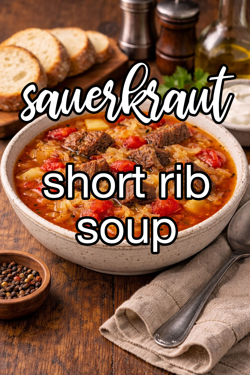 Sauerkraut And Short Rib Soup Recipe