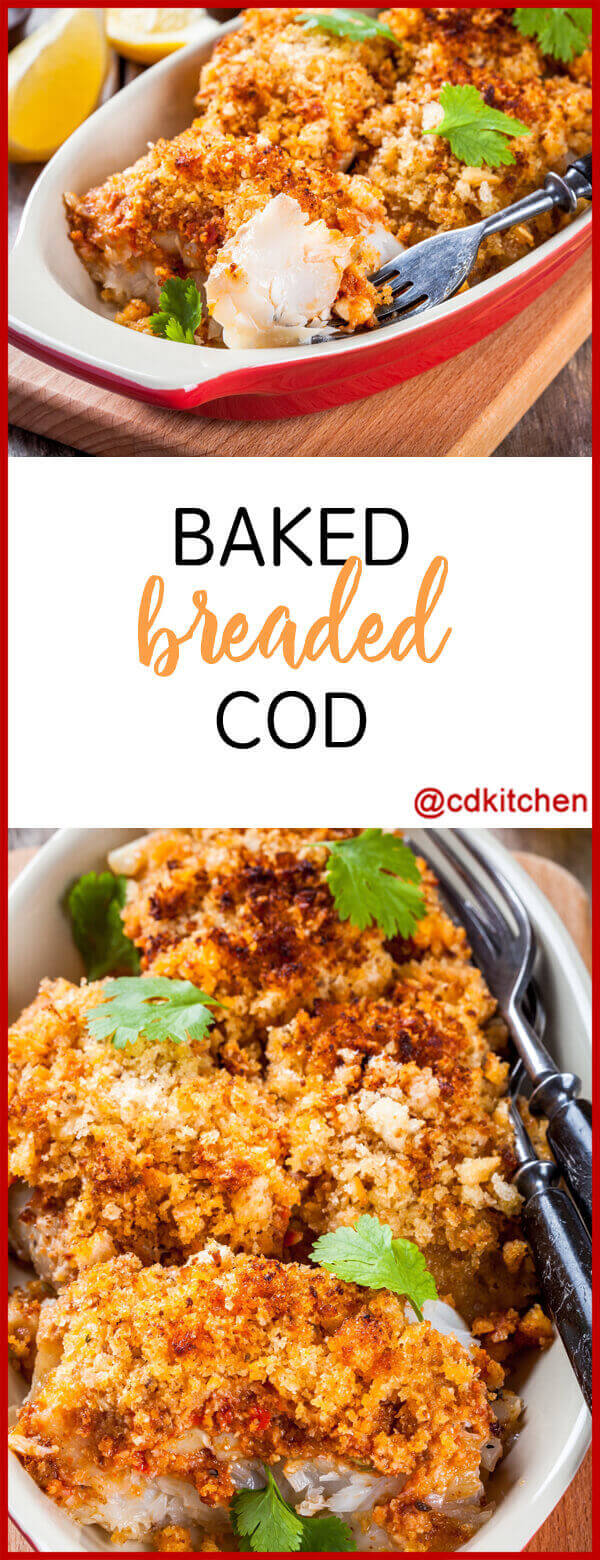 Baked Breaded Cod Recipe | CDKitchen.com