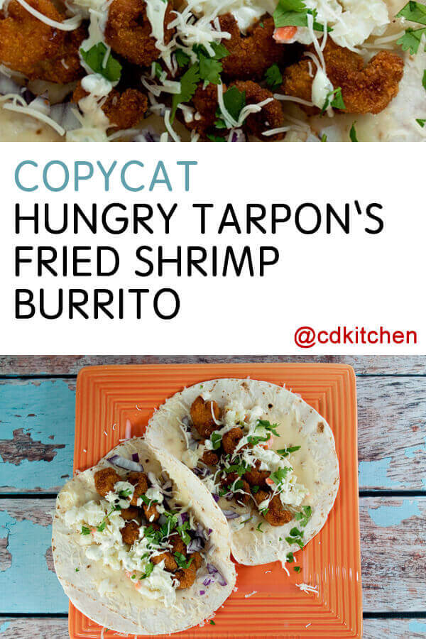 Hungry Tarpon's Fried Shrimp Burrito Recipe