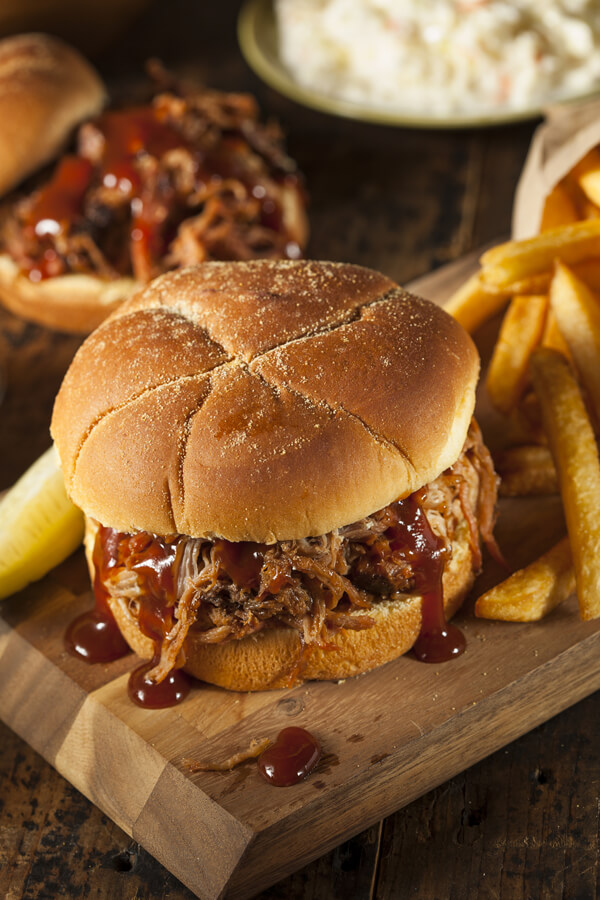 Pulled Pork Sandwich With Jack And Coke BBQ Sauce Recipe | CDKitchen.com