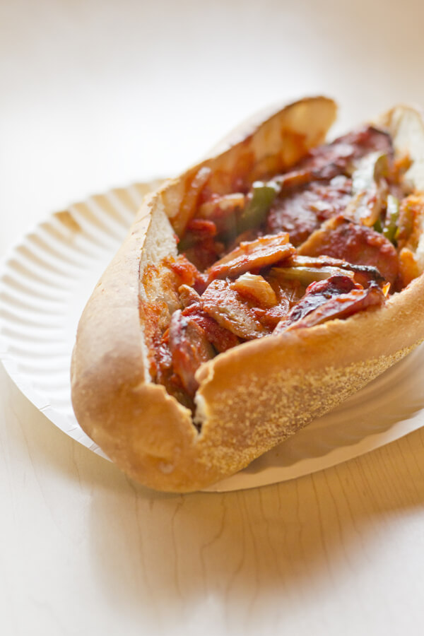 Sausage Pepper Sandwiches Recipe