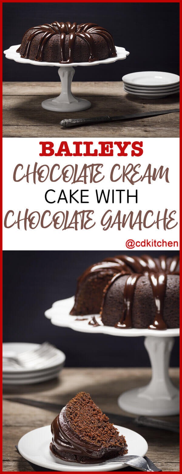 Baileys Chocolate Cream Cake With Chocolate Ganache Recipe
