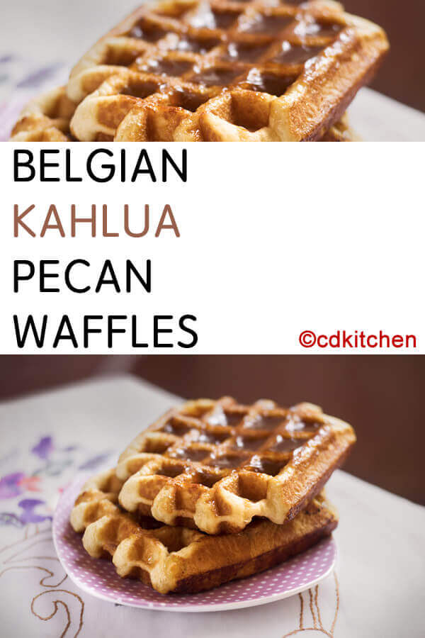 Belgian Kahlua Pecan Waffles Recipe