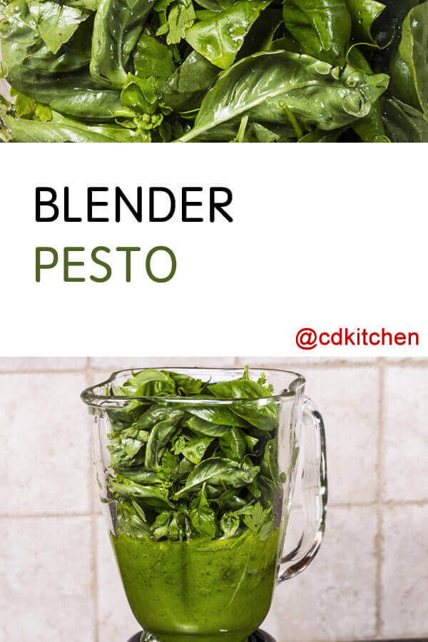 Blender Pesto Recipe