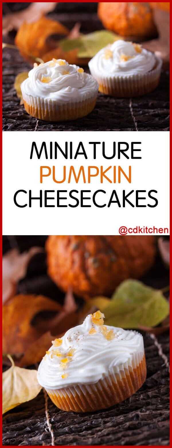 Mini Pumpkin Cheesecakes Recipe