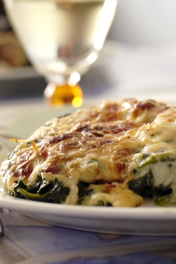 Muenster-Spinach Pie Recipe