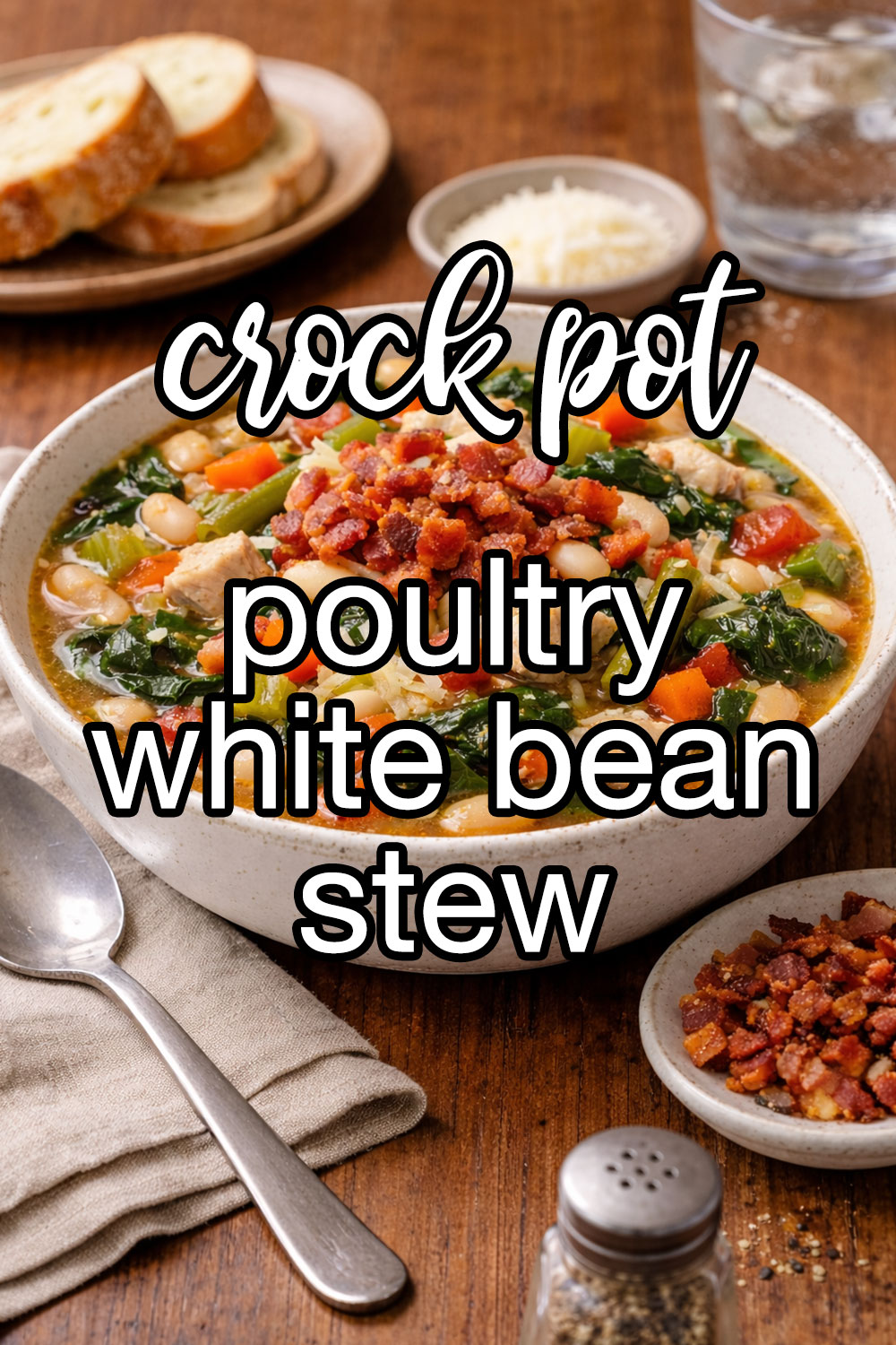 Turkey or Chicken White Bean Stew Recipe