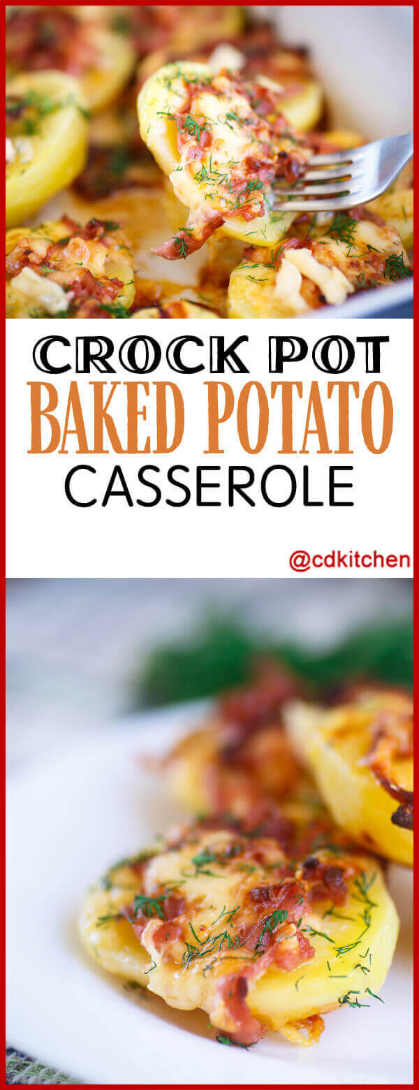 Crock Pot Baked Potato Casserole Recipe | CDKitchen.com