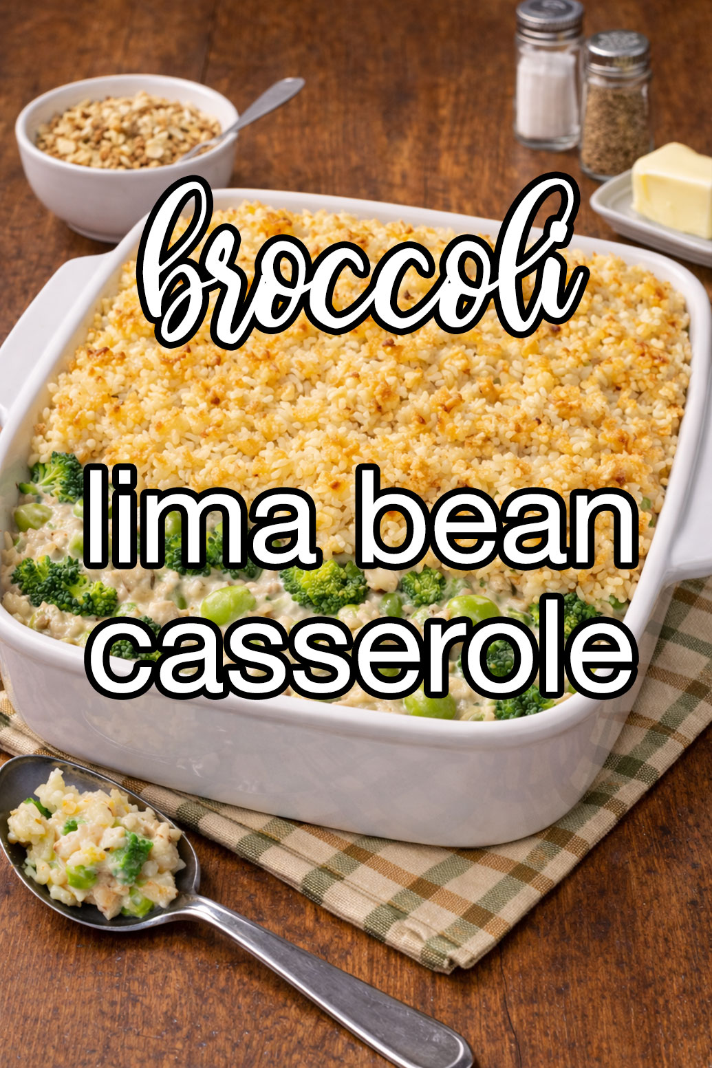 Broccoli Lima Bean Casserole Recipe