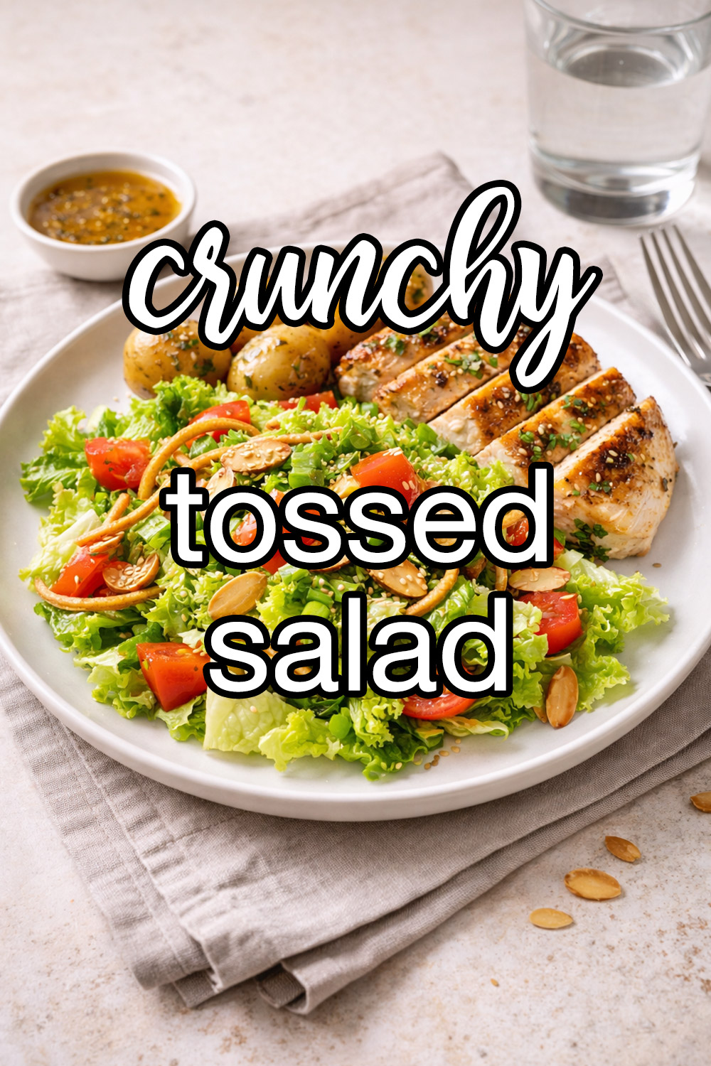 Crunchy Tossed Salad Recipe