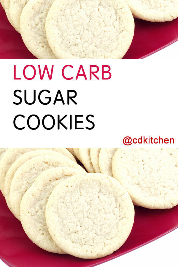 Low Carb Sugar Cookies Recipe | CDKitchen.com