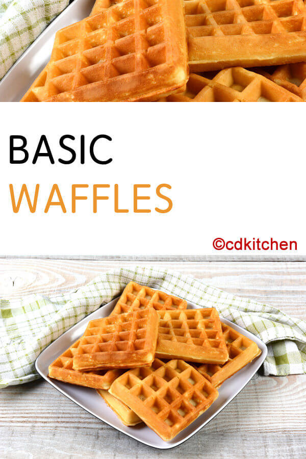 Basic Waffles Recipe | CDKitchen.com