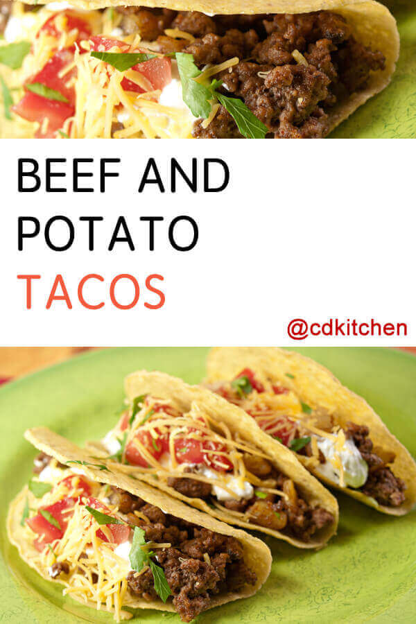 Beef And Potato Tacos Recipe | CDKitchen.com
