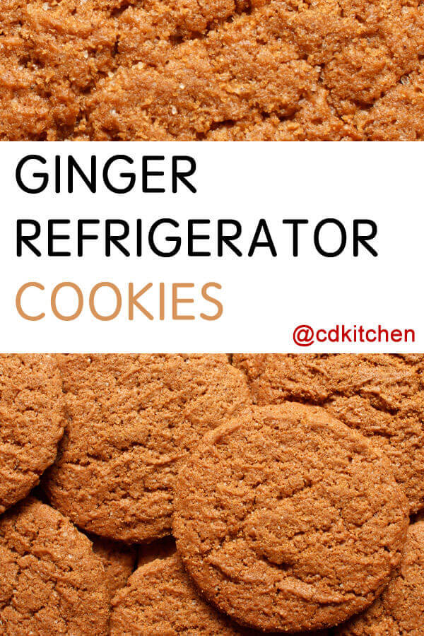 Ginger Refrigerator Cookies Recipe  CDKitchen.com