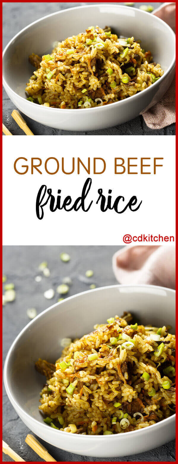 Ground Beef Fried Rice Recipe | CDKitchen.com