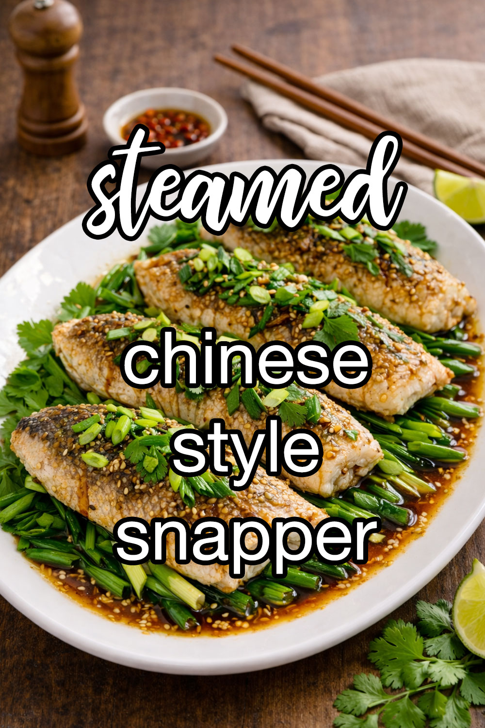 Steamed Chinese-Style Snapper Recipe