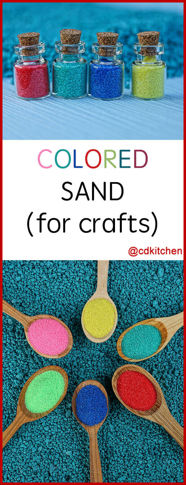Colored Sand Recipe