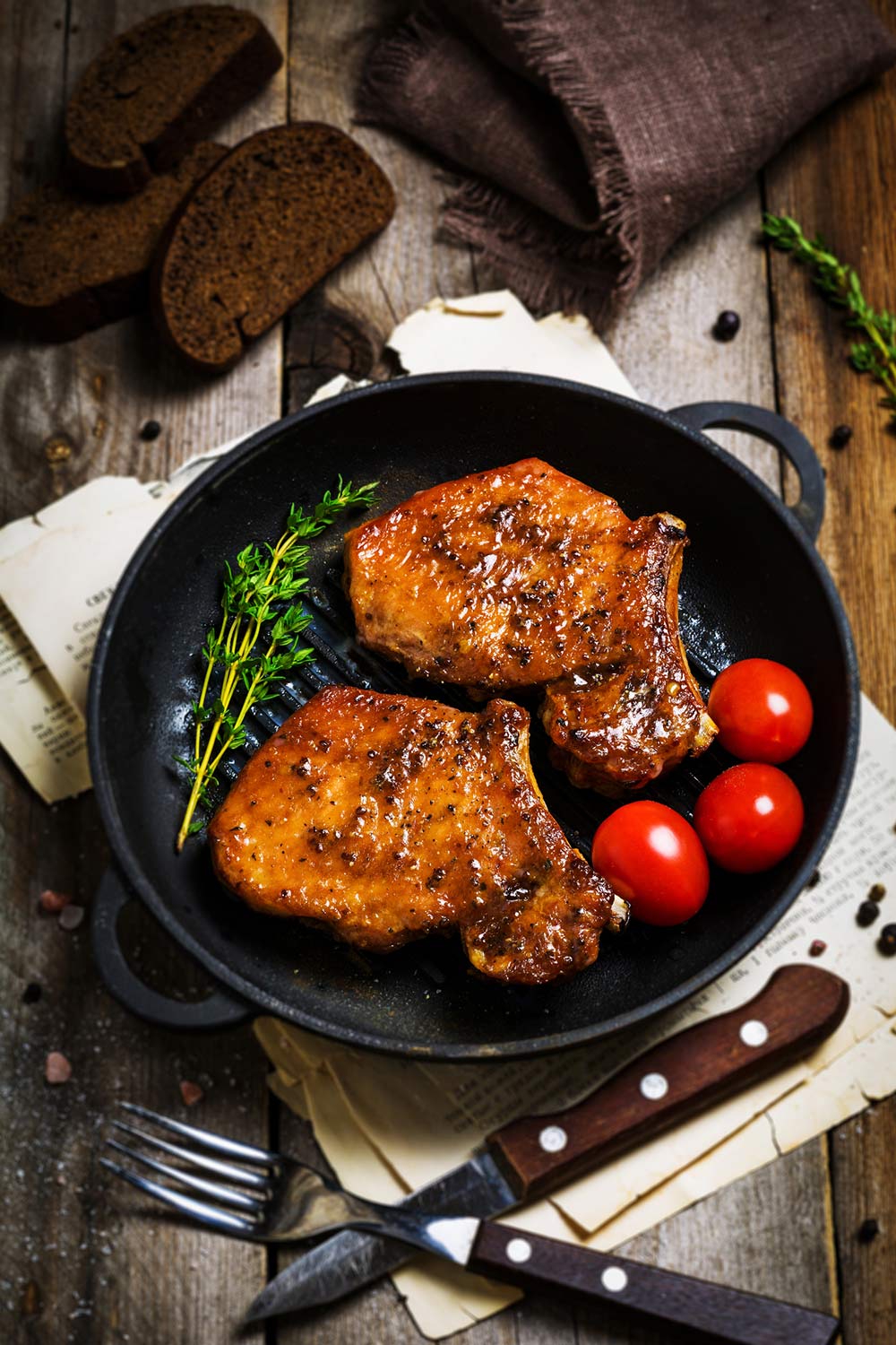Easy Oven-Barbecued Pork Chops Recipe