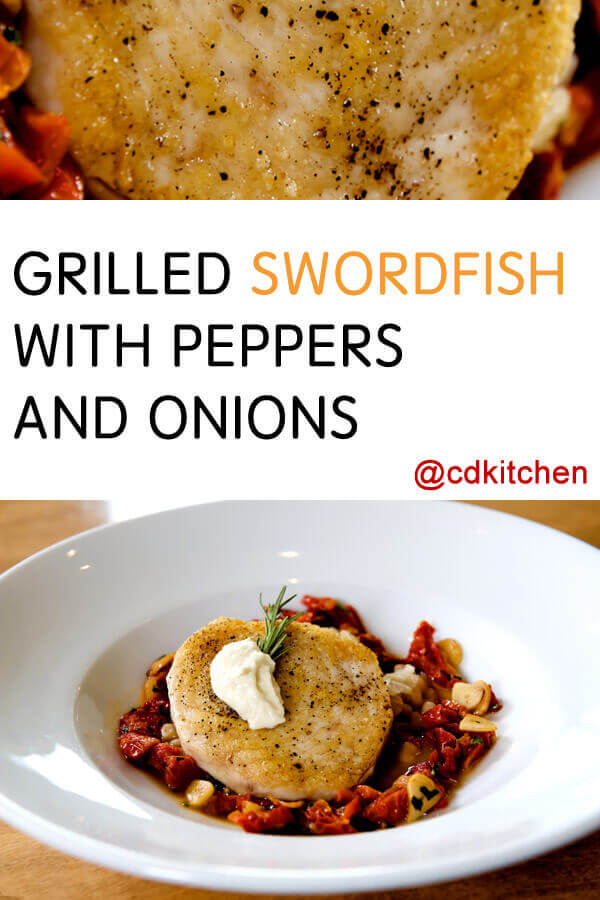 Grilled Swordfish With Peppers And Onions Recipe
