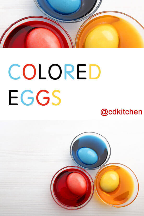 Colored Eggs Recipe