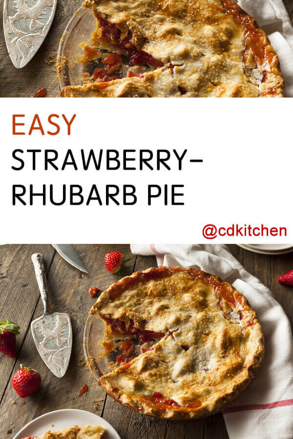 Easy Strawberry-Rhubarb Pie Recipe