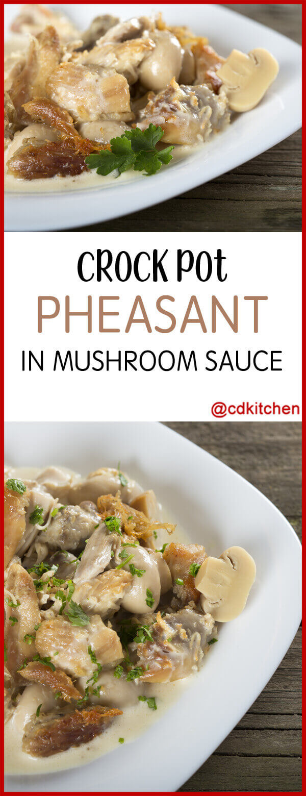 pheasant in mushroom sauce 22720