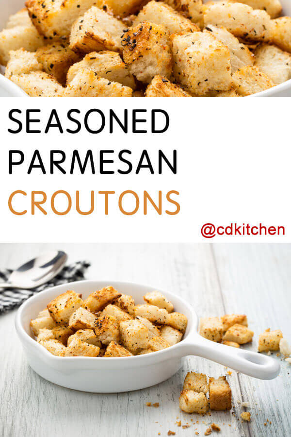 Seasoned Parmesan Croutons Recipe