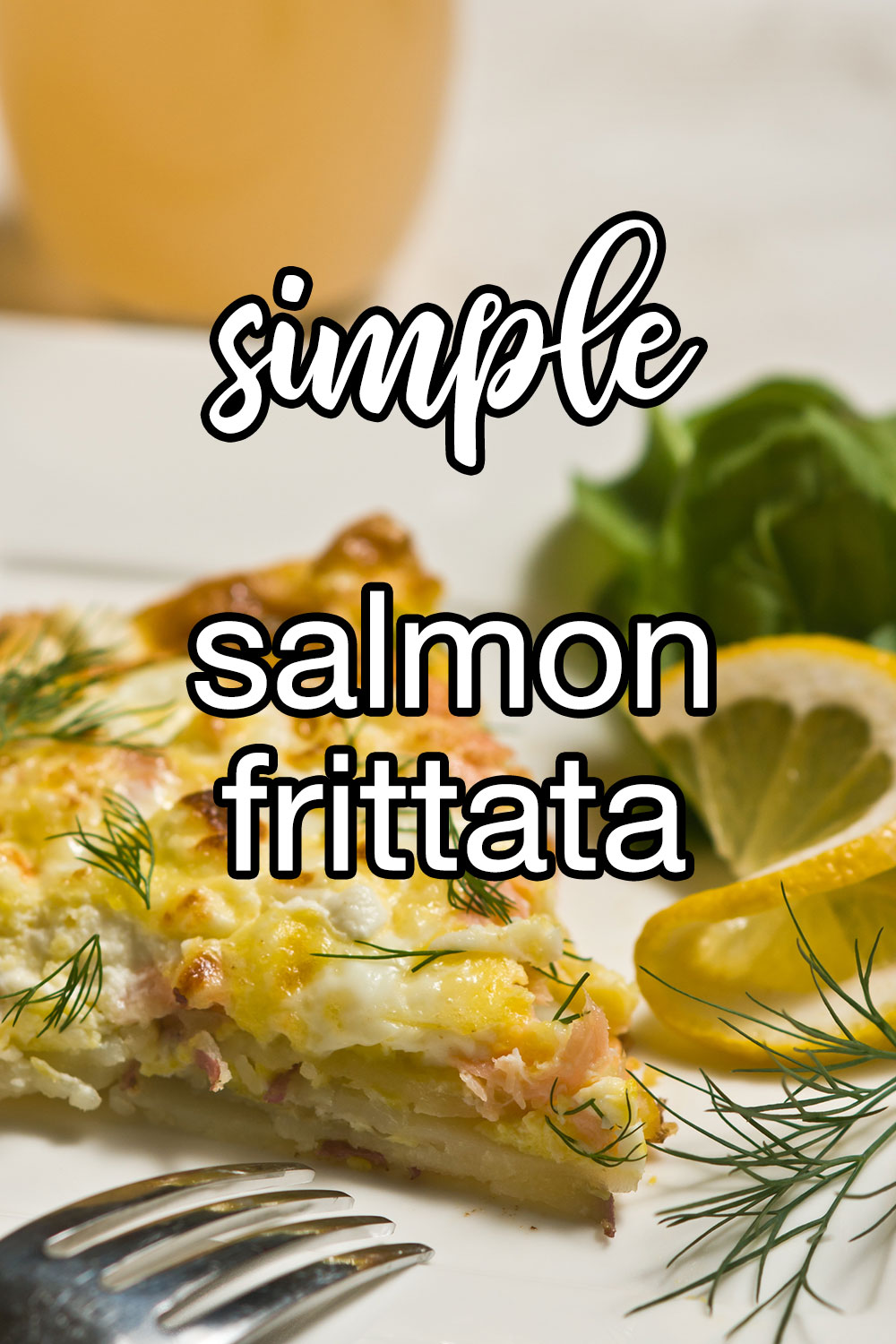 Simple Salmon Frittata Recipe