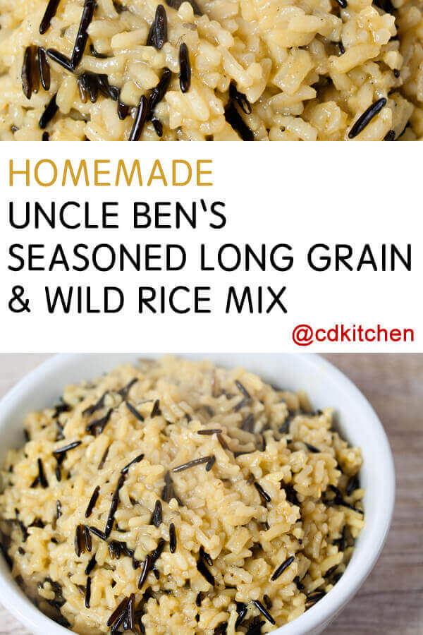 Homemade Uncle Ben's Seasoned Long Grain & Wild Rice Mix Recipe
