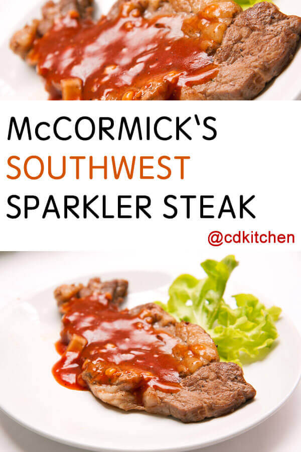 McCormick's Southwest Sparkler Steak Recipe