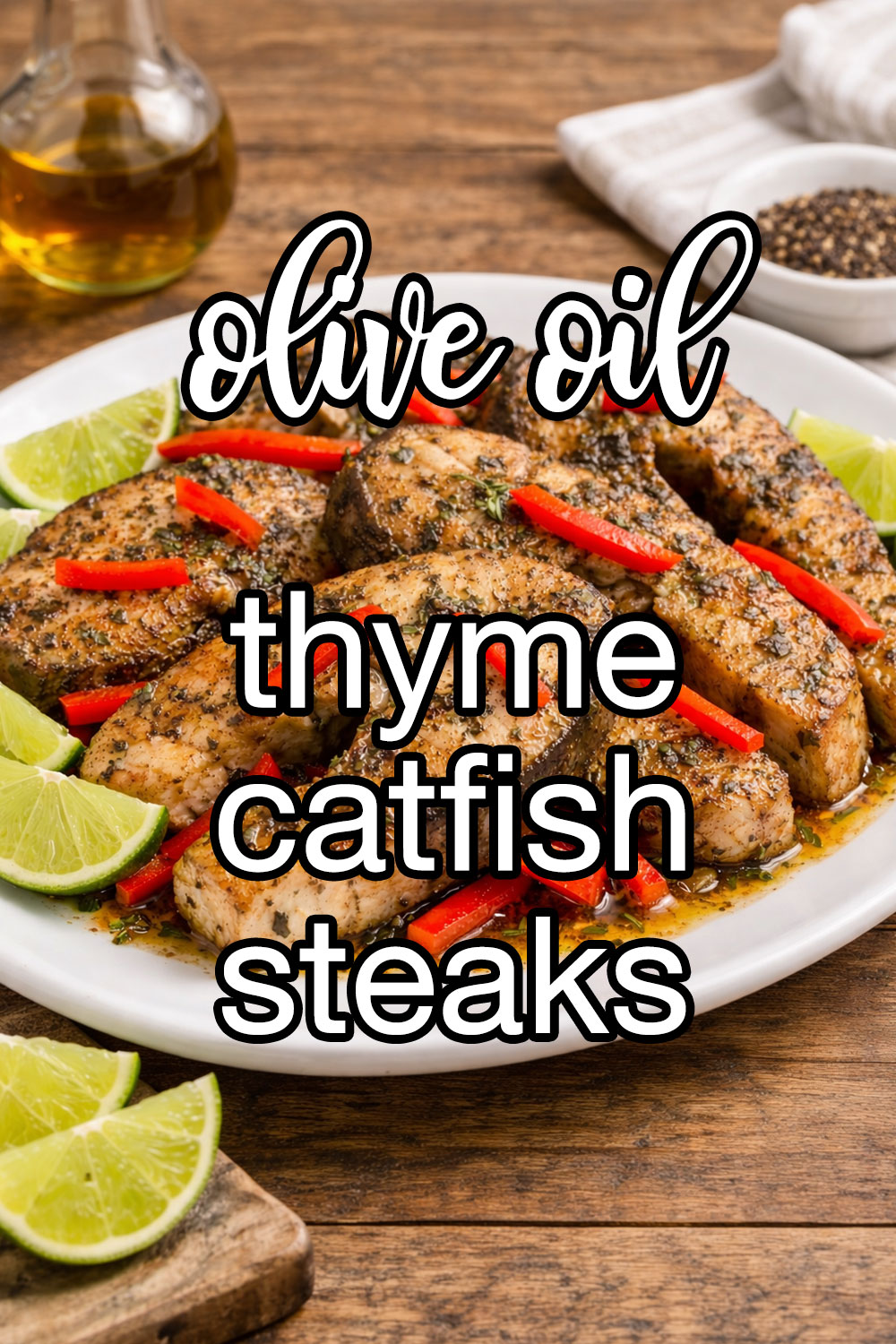 Catfish Steaks With Olive Oil And Thyme Recipe