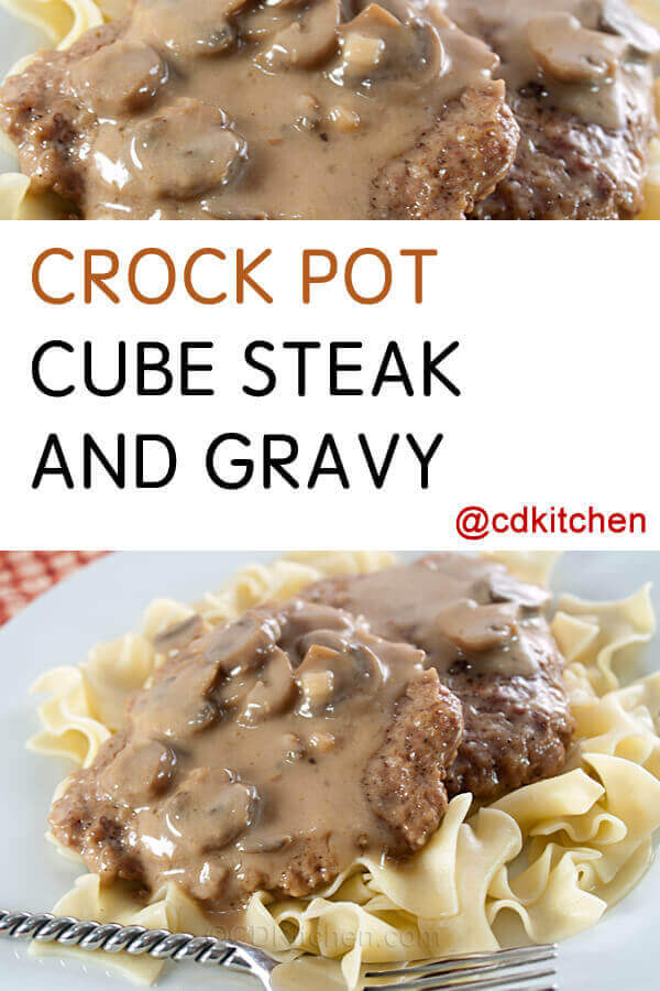 Crock Pot Cube Steak & Gravy Recipe | CDKitchen.com
