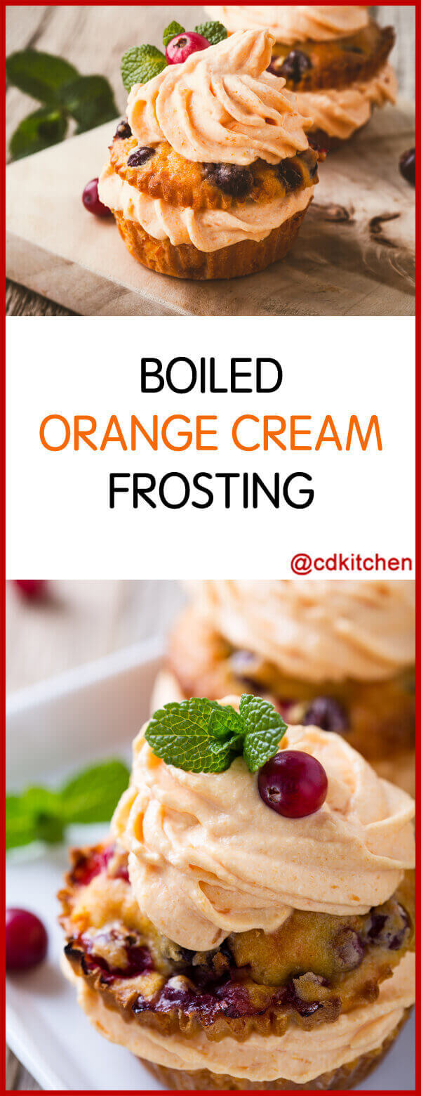 Boiled Orange Cream Frosting Recipe