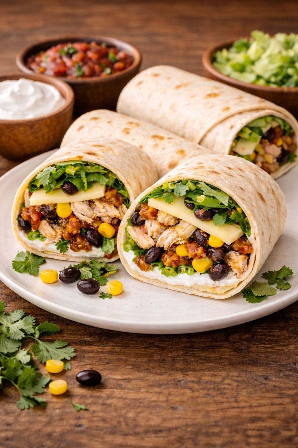 Southwestern Chicken Wraps Recipe