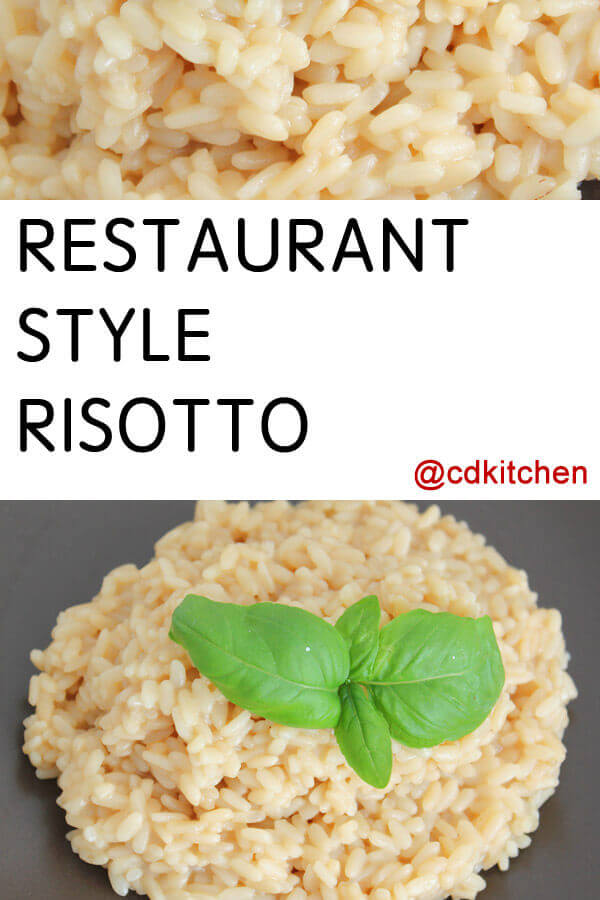 Restaurant Risotto Recipe