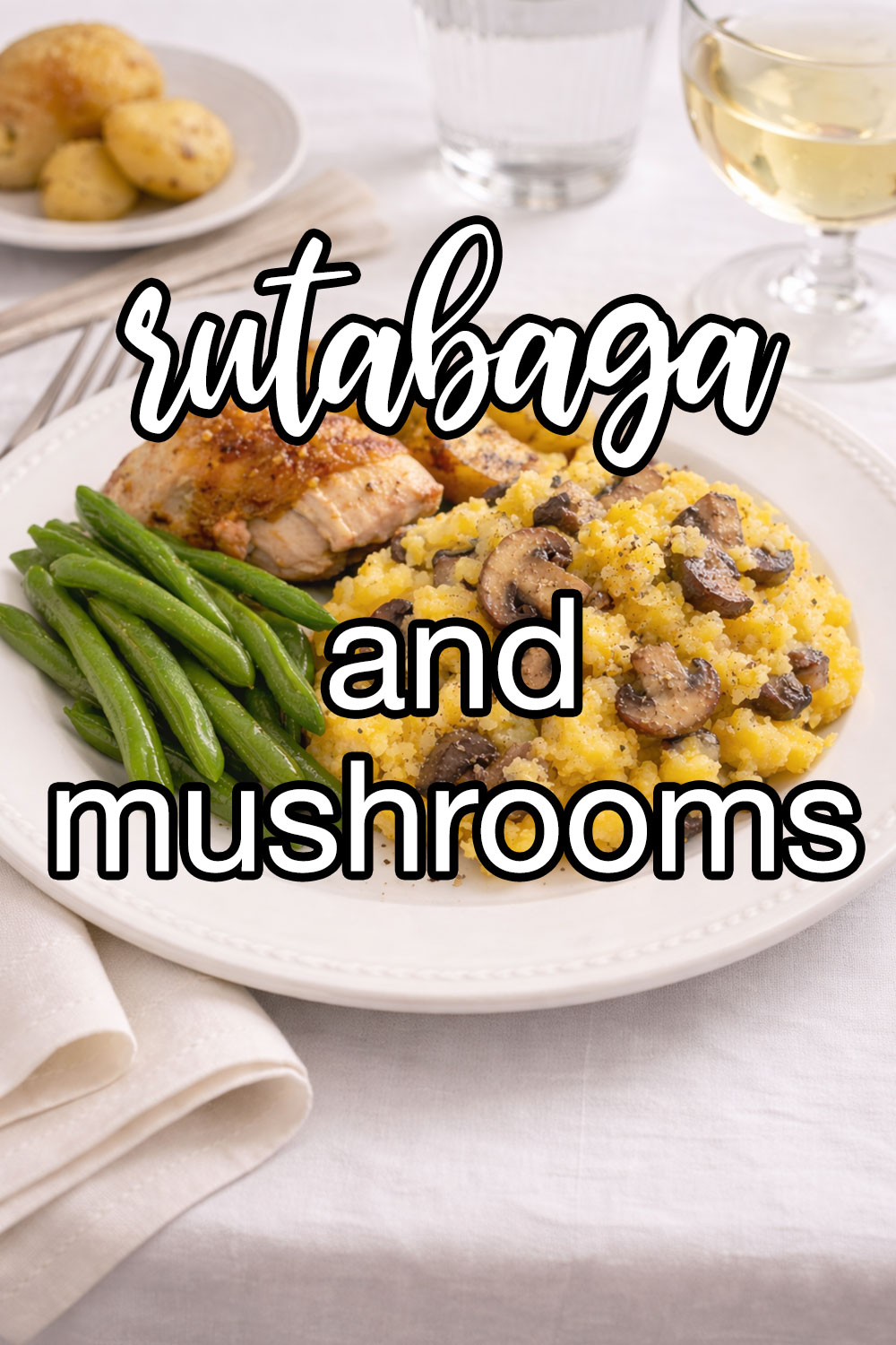 Rutabaga And Mushrooms Recipe
