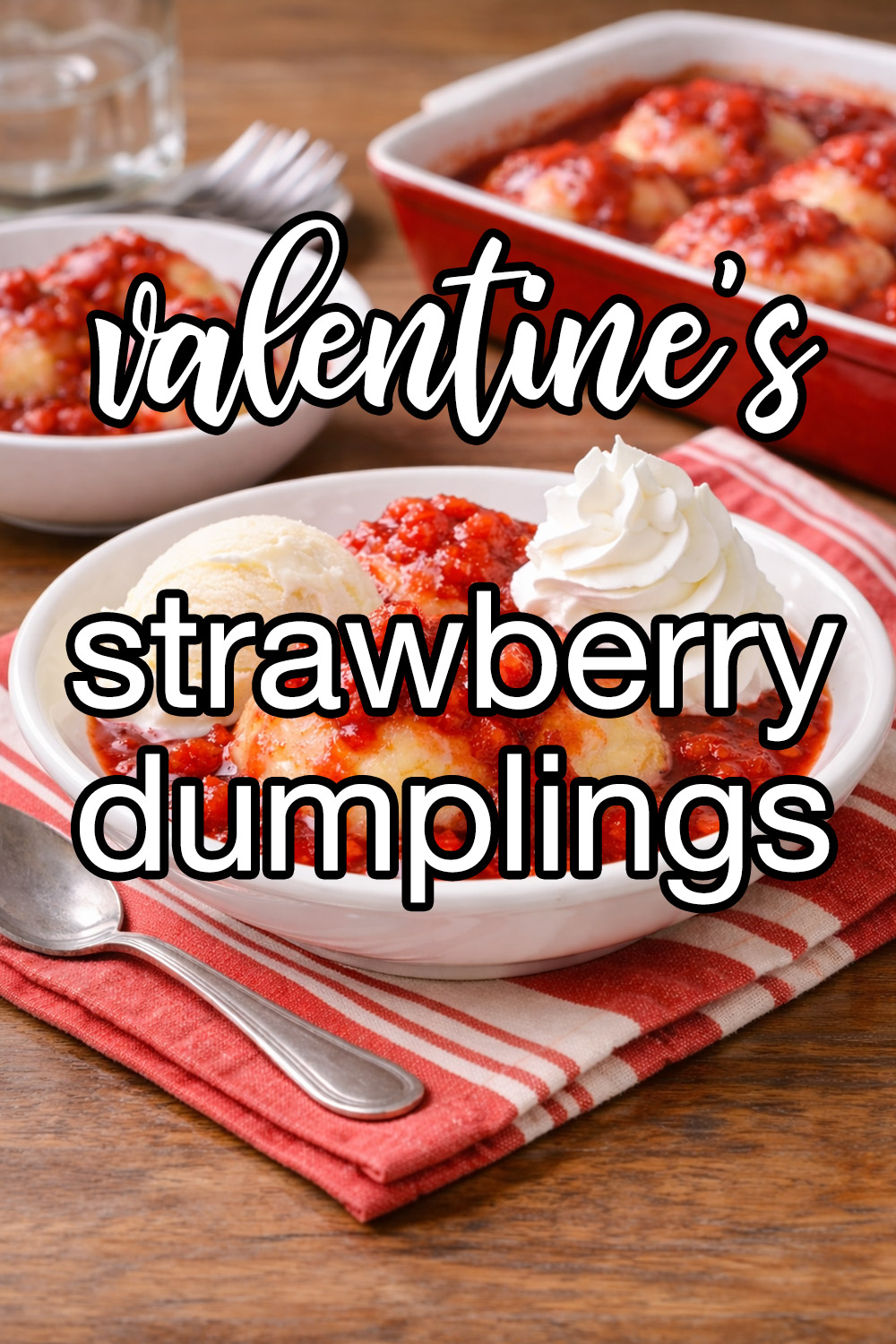 Valentine's Strawberry Dumplings Recipe