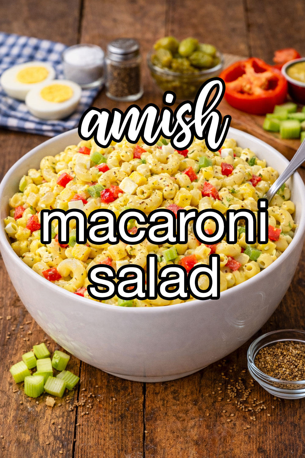 Amish Macaroni Salad Recipe
