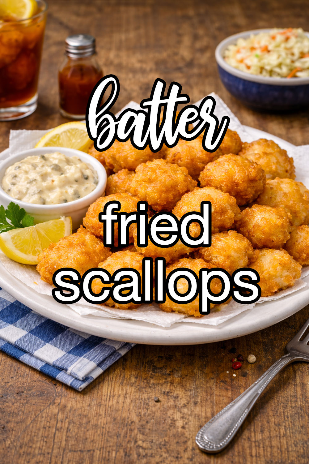 Batter Fried Scallops Recipe