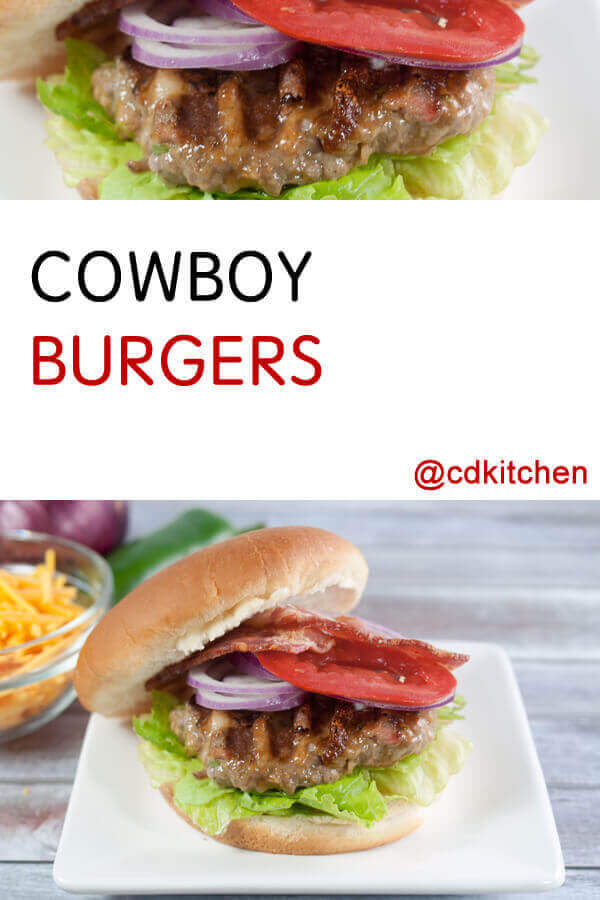 Cowboy Burgers Recipe | CDKitchen.com