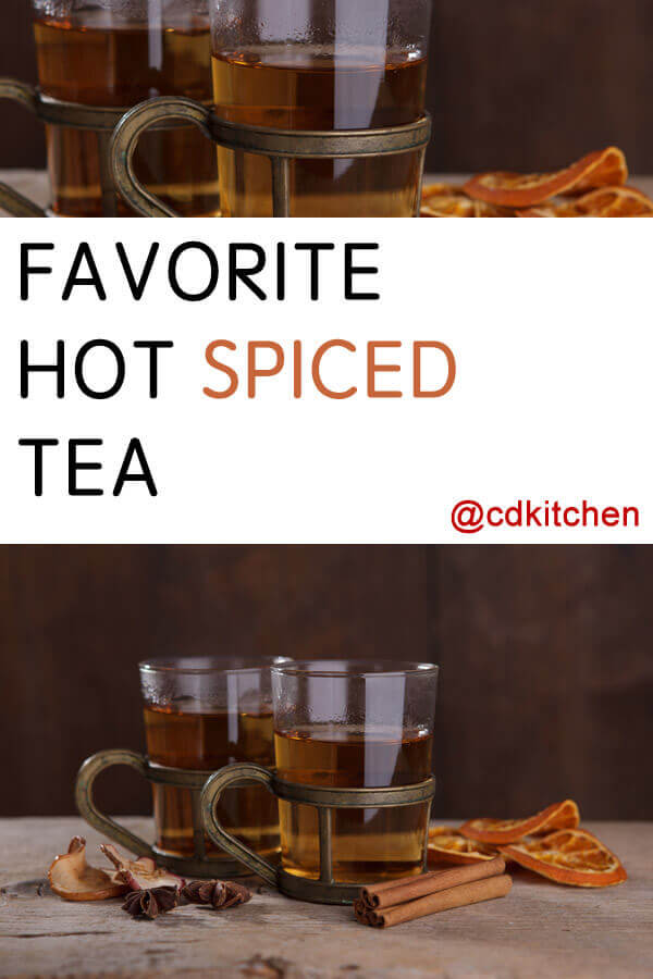 Favorite Hot Spiced Tea Recipe | CDKitchen.com