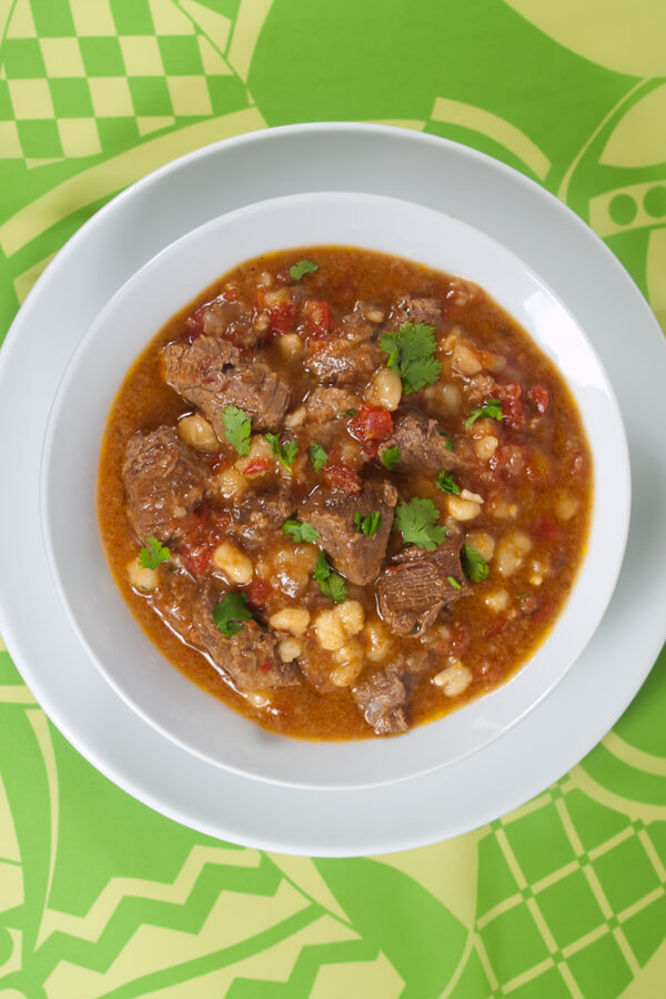 Mexican Pozole With Tomatoes And Hominy Recipe