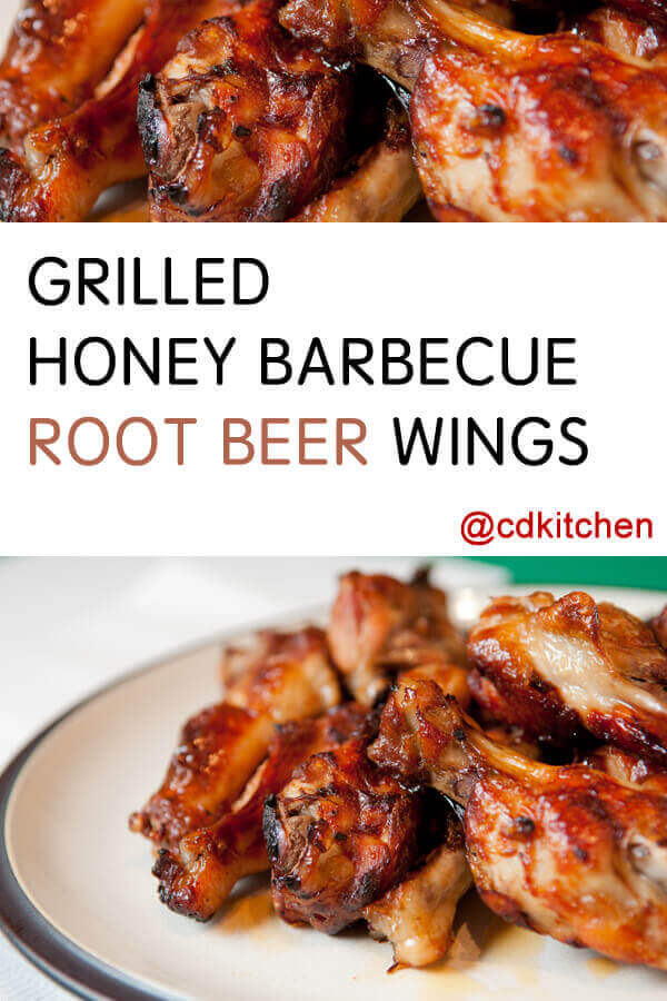 Grilled Honey Barbecue Root Beer Wings Recipe